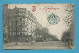 CPA 651 - TOUT PARIS Avrenue Philippe-Auguste (XIème Arrt) Ed. FLEURY - Arrondissement: 11