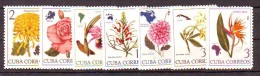 Cuba 1965 Y Flora Flowers  Mi No 1035-41 MNH - Nuevos