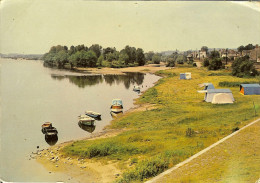 CP De MAUVES-sur-LOIRE " La Plage Et Le Camping " - Mauves-sur-Loire