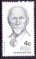 South Africa RSA - 1975 - Jan C. Smuts - Single Stamp - Ongebruikt