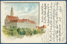 Donauwörth Das Cassianeum Schule Und Erziehungsanstalt, Gelaufen 1900 (AK201) - Donauwörth