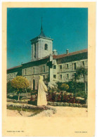 # CARTOLINA SPAGNA – PALENCIA  – FACHADA PRINCIPAL Y JARDIN – ABADIA CISTERCIENSE S. ISIDRO DE DUEÑAS VIAGGIATA 1963 VER - Palencia