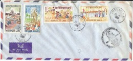 LMM13 - LAOS (ROYAUME) - LETTRE AVION - Laos