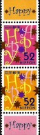 Japan - 2014 - Greeting Stamps - Happy - Mint Stamp Set - Unused Stamps