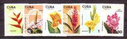 Cuba 1974 Y Flora Plants Mi No 1980-85 MNH - Ungebraucht