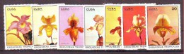 Cuba 1972 Y Flora Flowers Orchids Mi No 1751-57 MNH - Nuevos