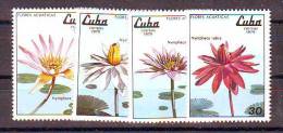 Cuba 1979 Y Flora Plants Flowers Mi No 2379-82 MNH - Ungebraucht