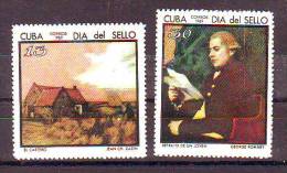 Cuba 1969 Y Art Paintings Mi No 1461-62 MNH - Unused Stamps