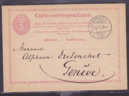 Suisse - Lettre - Marcophilie