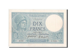 Billet, France, 10 Francs, 10 F 1916-1942 ''Minerve'', 1920, TTB+, Fayette:6.4 - 10 F 1916-1942 ''Minerve''