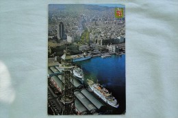 Spain Barcelona Puerto Vista Aerea Stamp 1978     A 40 - Barcelona