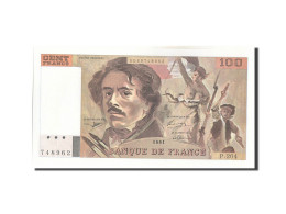 Billet, France, 100 Francs, 100 F 1978-1995 ''Delacroix'', 1991, NEUF - 100 F 1978-1995 ''Delacroix''