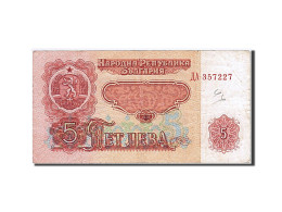 Billet, Bulgarie, 5 Leva, 1974, TB - Bulgaria