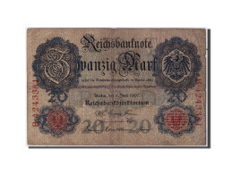 Billet, Allemagne, 20 Mark, 1907, 1907-06-08, TB+ - 20 Mark