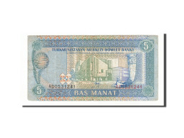 Billet, Turkmenistan, 5 Manat, 1993, TB - Turkmenistan