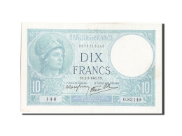 Billet, France, 10 Francs, 10 F 1916-1942 ''Minerve'', 1941, 1941-01-02, SPL - 10 F 1916-1942 ''Minerve''