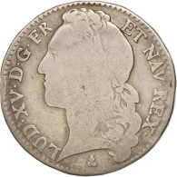 Monnaie, France, Louis XV, 1/2 Écu Au Bandeau, 1/2 ECU, 44 Sols, 1748, Riom - 1715-1774 Louis  XV The Well-Beloved