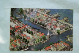 Netherlands Holland Amsterdam Luchtopname Montelbaanstoren En Omgeving  1977 40 - Amsterdam