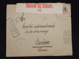 GRANDE -BRETAGNE - AFRIQUE DU SUD - Enveloppe De Windhuk Pour Genève En 1917 Avec Censure - à Voir  - Lot P8769 - Covers & Documents