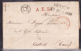 Suisse - Lettre - Postmark Collection