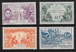 TOGO. EX-COLONIA FRANCESA YVERT Nº 161/64* - Unused Stamps