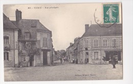 Cpa TIERCE Rue Principale Commerce  - 210 Brunet - Tierce