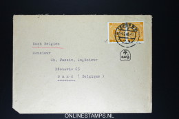 Germany SBZ   Brief  Leipzig To Gent Belgium Pair - Lettres & Documents