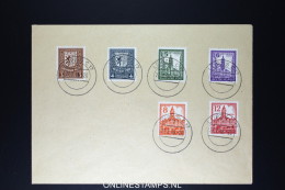 SBZ  Cover West Sachsen Mi Nr 150 - 155 - Cartas & Documentos