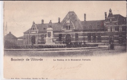 VILVOORDE : La Station Et Le Monument Portaels - Gare - Vilvoorde