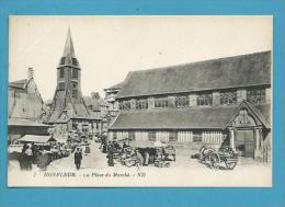 CPA7 - Marchands Ambulants Sur La Place Du Marché HONFLEUR 14 - Honfleur