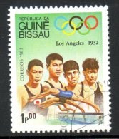 GUINEE BISSAU. N°208 Oblitéré De 1983. J.O. De Los Angeles 1932/Natation. - Schwimmen