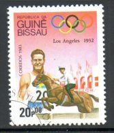 GUINEE BISSAU. N°213 Oblitéré De 1983. J.O. De Los Angeles 1932/Equitation. - Springreiten