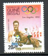 GUINEE BISSAU. N°213 Oblitéré De 1983. J.O. De Los Angeles 1932/Equitation. - Springconcours