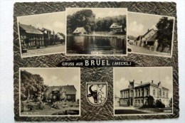 Gruß Aus Brüel - Ludwigslust-Parchim - Mecklenburg-Vorpommern, DDR-Karte 1959 - Ludwigslust
