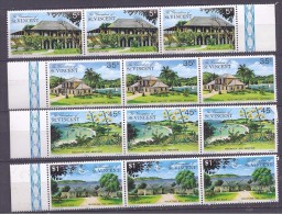 St.Vincent&Grenadines 1975 : Michel 54-y (Mustique) Strip Of 3 Mnh** - St.Vincent E Grenadine