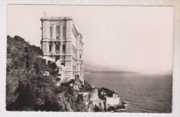 CPA PHOTO   MONACO MUSEE OCEANOGRAPHIQUE  En 1955!!(voir Timbre) - Ozeanographisches Museum