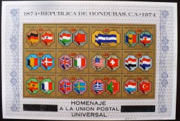 HONDURAS UPU, Drapeaux Yvert  BF 23 ** MNH. 12 Valeurs. - Postzegels