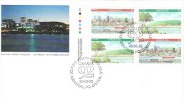 Premier Jour Des Timbres 1234/1237-''Canada 92''-25/03/1992-Montreal - Covers & Documents