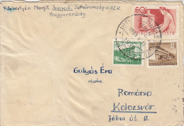 24756- POSTAL SERVICE, BANK AND PUBLIC OFFICES, RAILWAY MAN, STAMPS ON COVER, 1959, HUNGARY - Brieven En Documenten