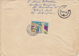 24841- MANGALIA SEA RESORT, STAMPS ON COVER, 1963, ROMANIA - Lettres & Documents