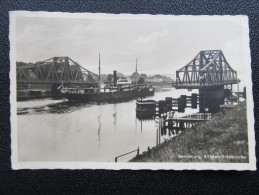 AK RENDSBURG Hafen M.Schiff Ca.1940 ///// D*17120 - Rendsburg