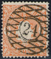 24 Wurzen Auf 1/2 Ngr. Orange - Sachsen Nr. 15 D - Pracht - Saxony