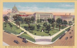 State Capitol Park Showing New Building Group Harrisburg Pennsylvania - Harrisburg