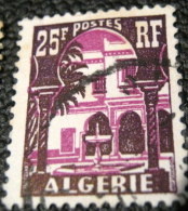 Algeria 1954 Courtyard Of Bardo Museum 25f - Used - Used Stamps