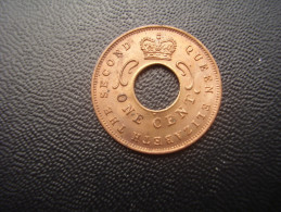 BRITISH EAST AFRICA USED ONE CENT COIN BRONZE Of 1962 H. - East Africa & Uganda Protectorates