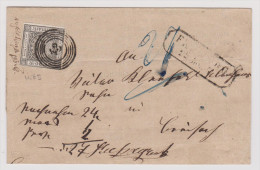 Baden 1861-01-12 Freiburg Brief Mit Mi# 5 Nach Alt-Breisach - Briefe U. Dokumente