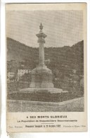 CPSM ROQUEBILLIERE (Alpes Maritimes) - Monument Inauguré 29/10/1922 Population Roquebillière à Ses Morts Glorieux - Roquebilliere