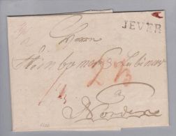 Heimat DE NS Jever 1830-05-17 Sillenstede Brief > Norden - Préphilatélie