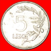 * OLIVE (1995-2020): ALBANIA  5 LEKS 1995!    LOW START NO RESERVE! - Albanien