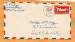 United States Old Air Mail Cover Mailed - 2c. 1941-1960 Lettres